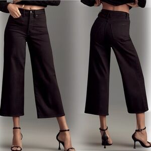 Good American Good Waist Palazzo Crop Jeans Size 2/26